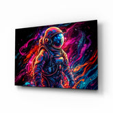 Astronaut Glass Wall Art || Designer Collection.